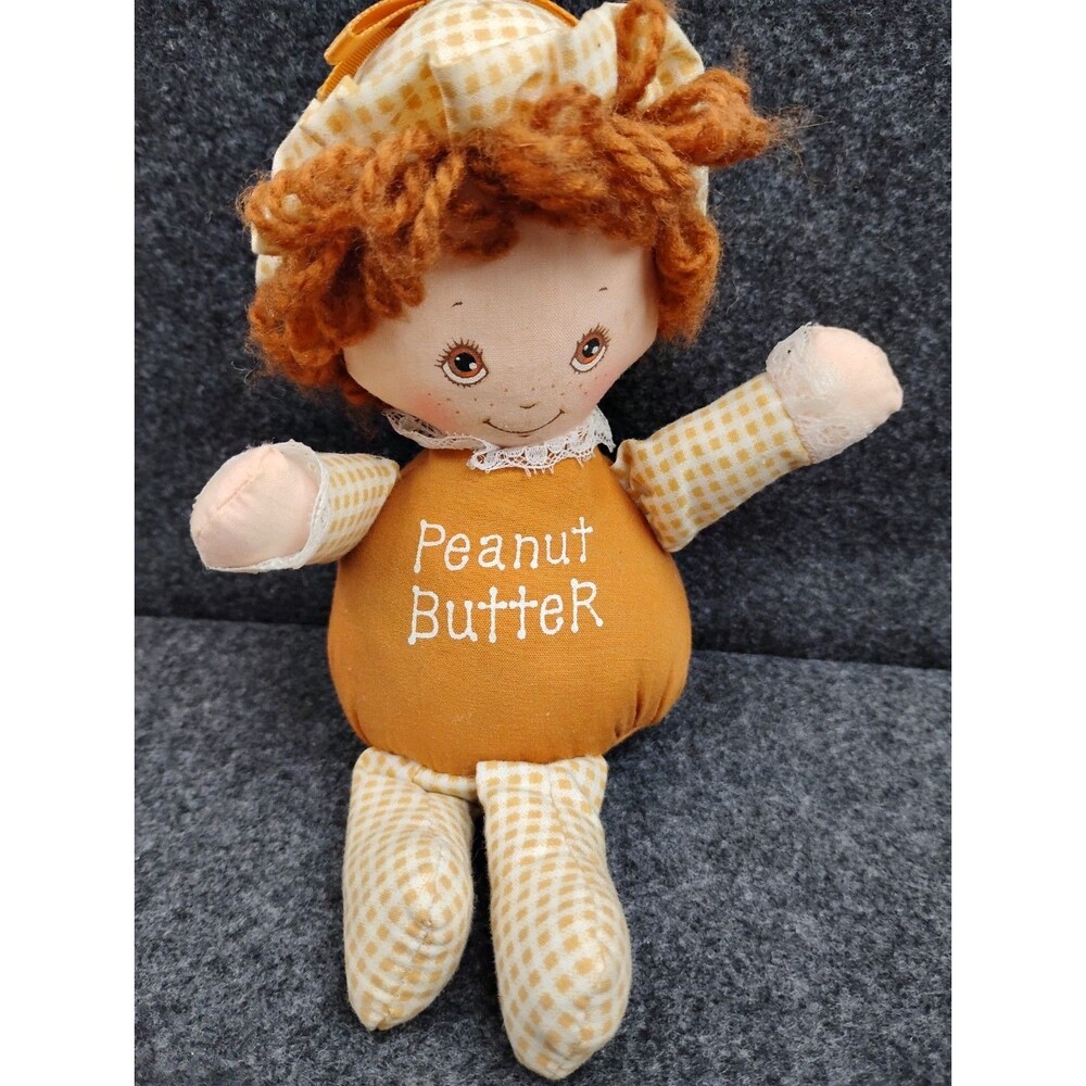 Amtoy Peanut Butter Cloth Baby Doll 7" 1981 American Greetings Stuffed Morgan